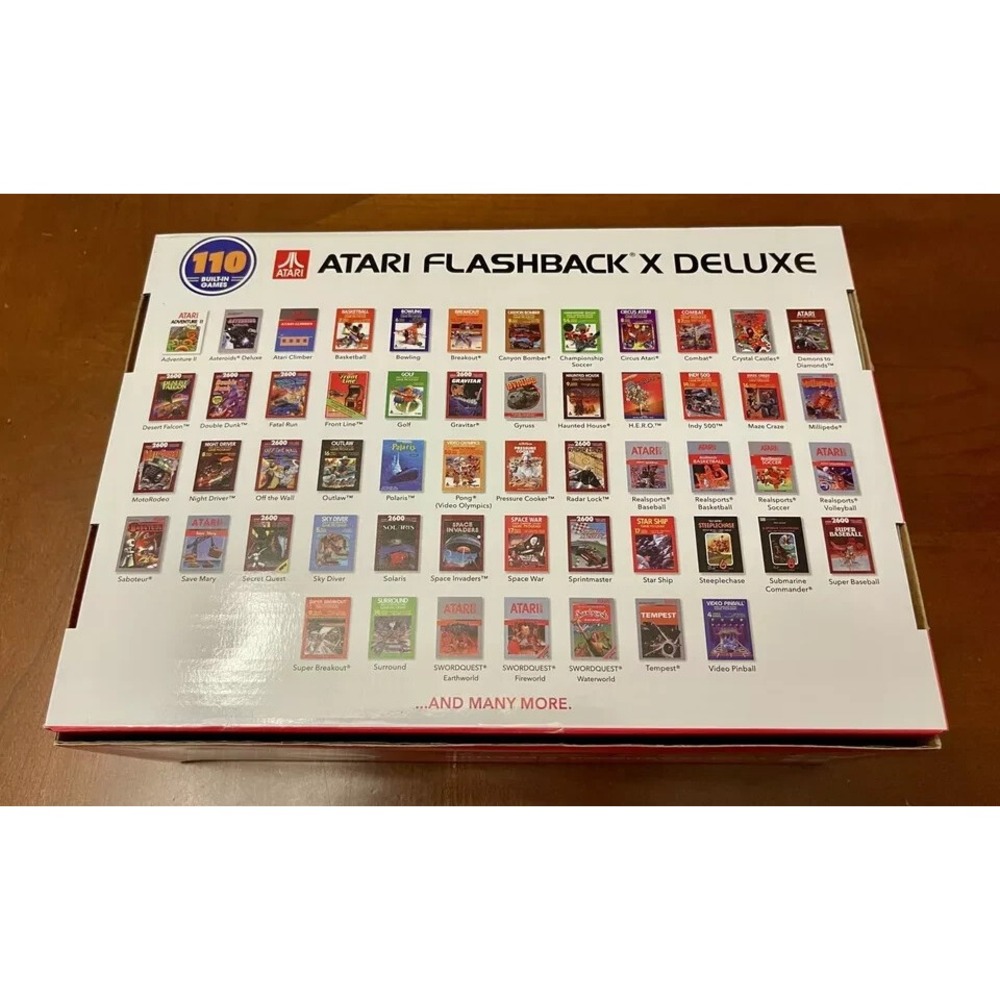 Atari Flashback X HDMI Retro Console 110 Built-in Games 2 Controllers AtGames - Picture 2 of 2